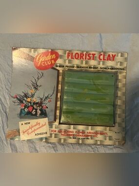 Garden Club Florist Clay - Green Floral Adhesive